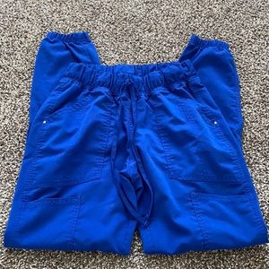 Royal blue Scrubstar jogger scrub pants
